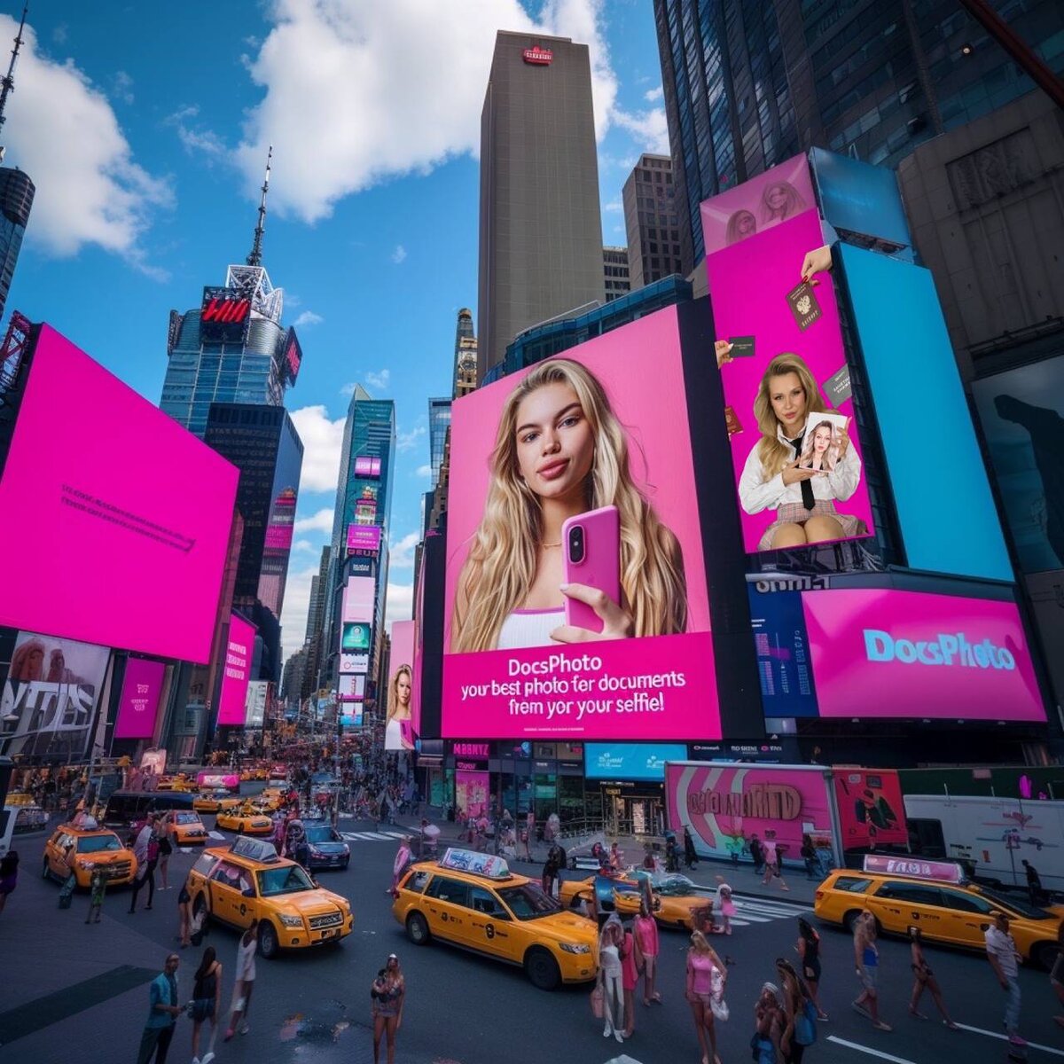 Как мы попали на БИЛБОРДЫ НА TIMES SQUARE? | DocsPhoto - красивое фото на  документы онлайн | Дзен