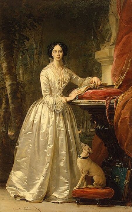 Портрет великой княгини Марии Александровны 1849 год. Художник Кристина Робертсон. Государственный Эрмитаж