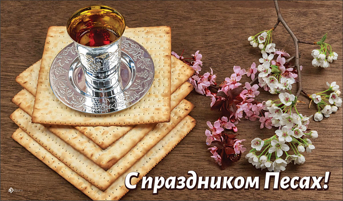 Открытка с Песах — Курьер.Среда