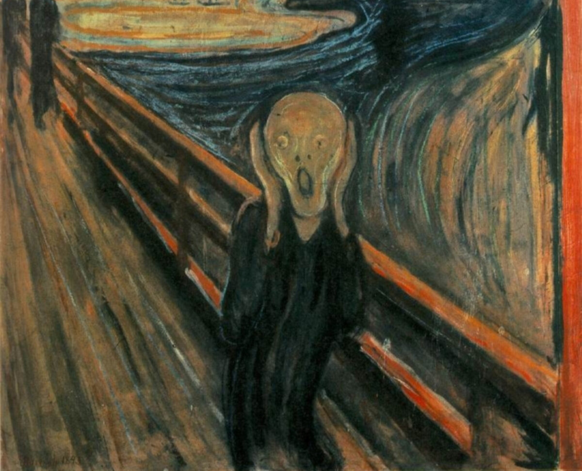 Скорее паника и ужас, чем тревога, но вы поняли смысл)