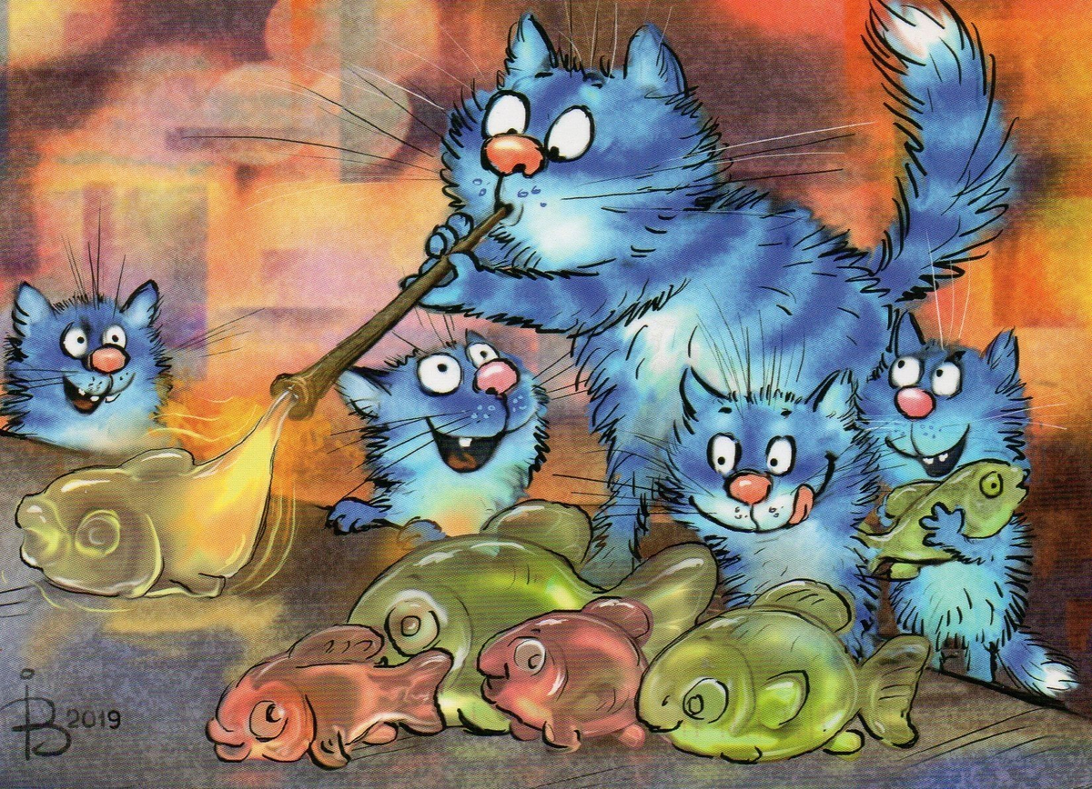 очаровательные коты Рины Зенюк