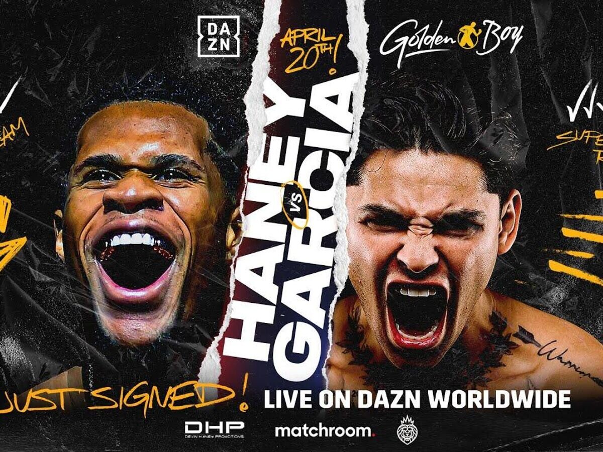    Постер боксерского боя Хейни против Гарсии© Соцсети Matchroom Boxing