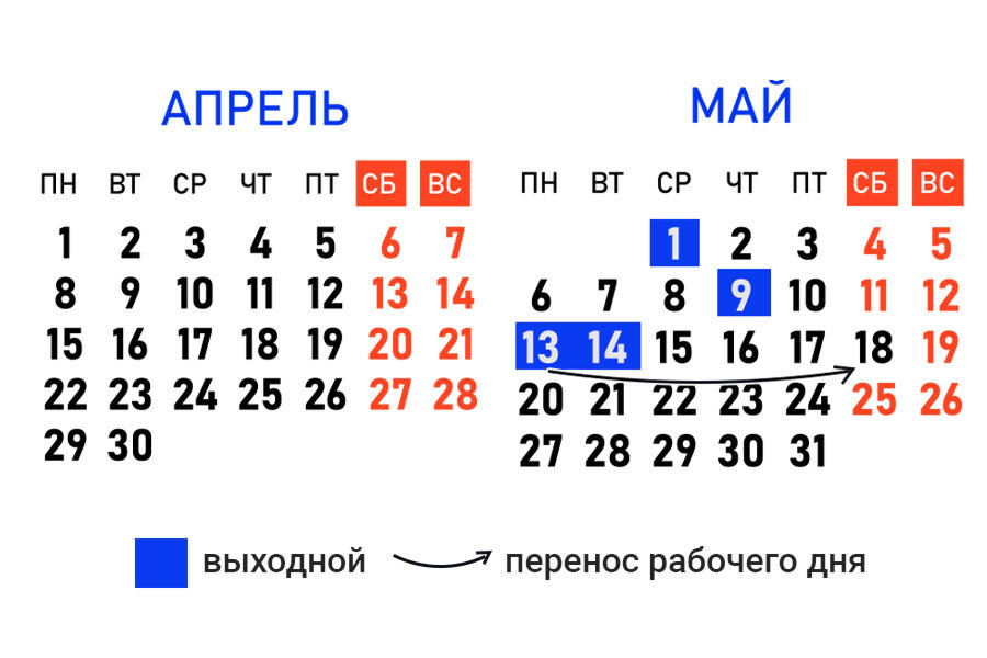 Май 2023 выходные и праздничные