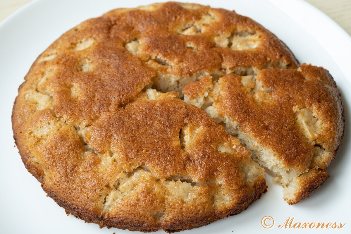 Яблочный пирог на аквафабе