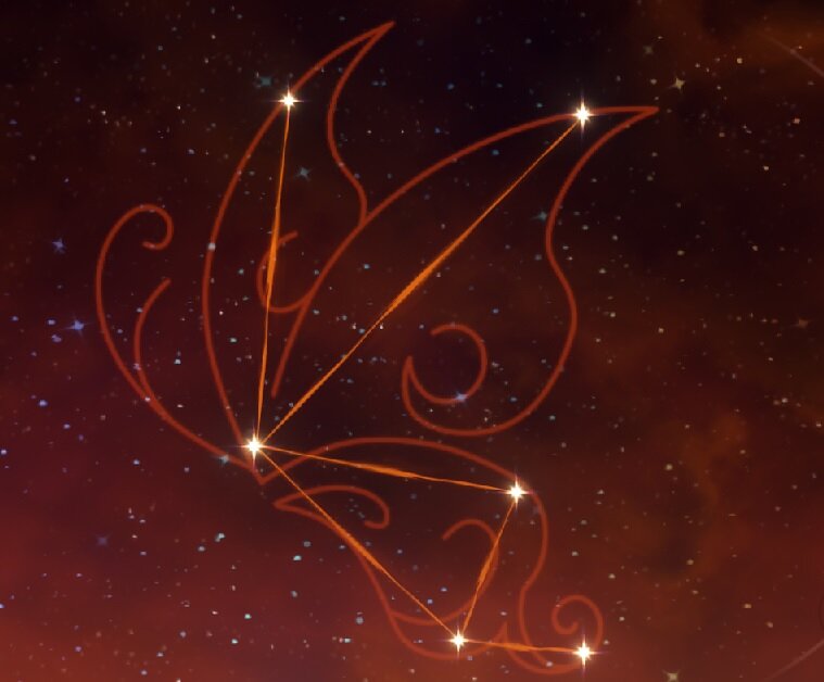 созвездие бабочки Хронма