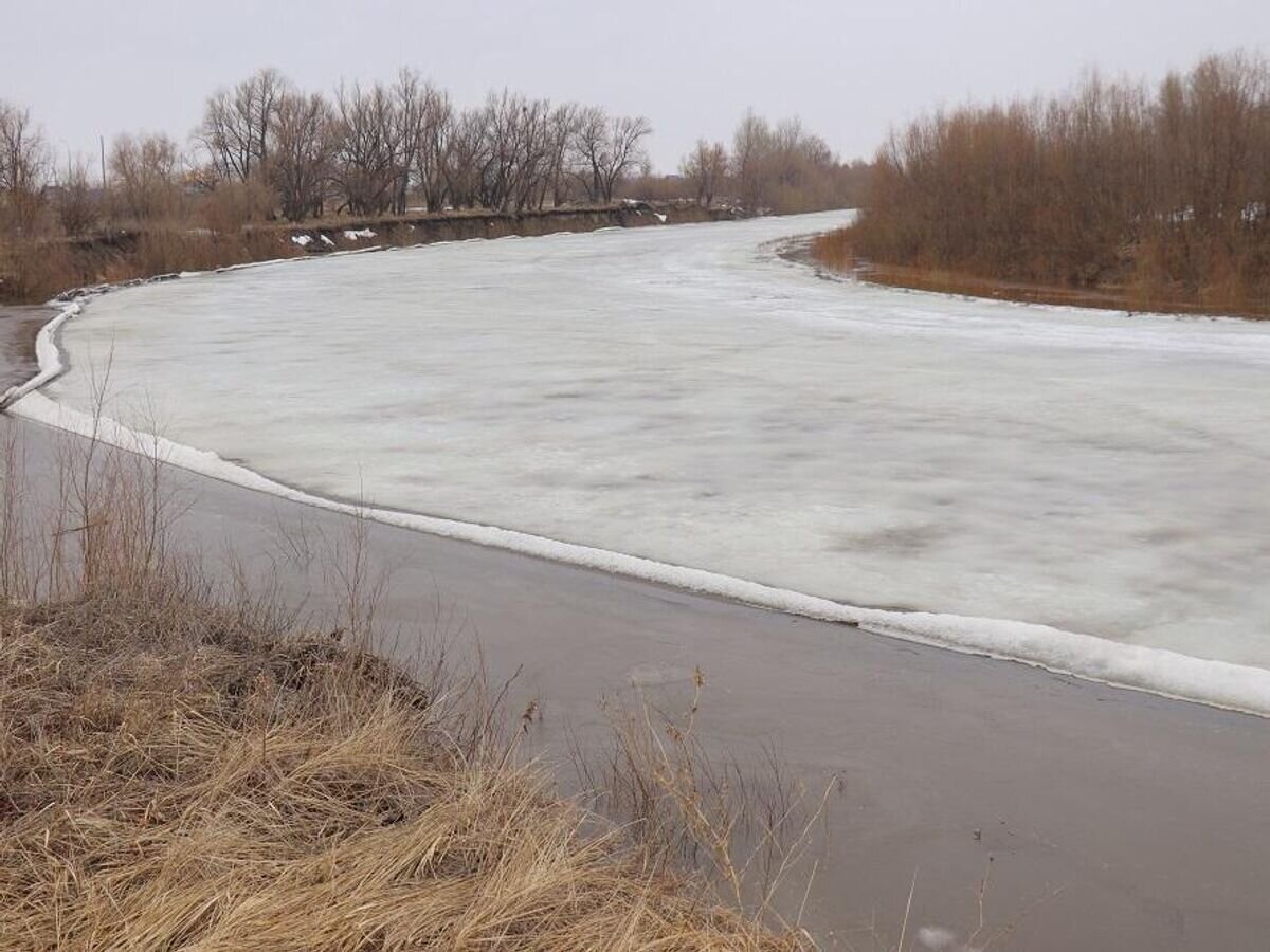    Разлив реки Тобол в городе Ялуторовске Тюменской области © Фото : Администрация города Ялуторовска