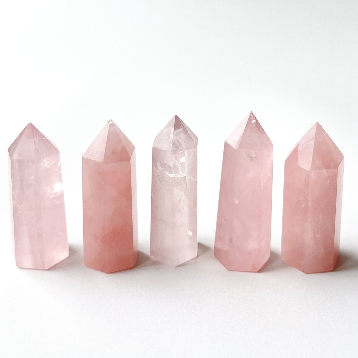 розовый кварц кристаллы