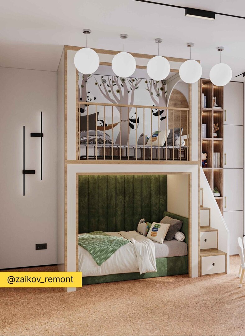 Интерьер детской. ЖК Одинград