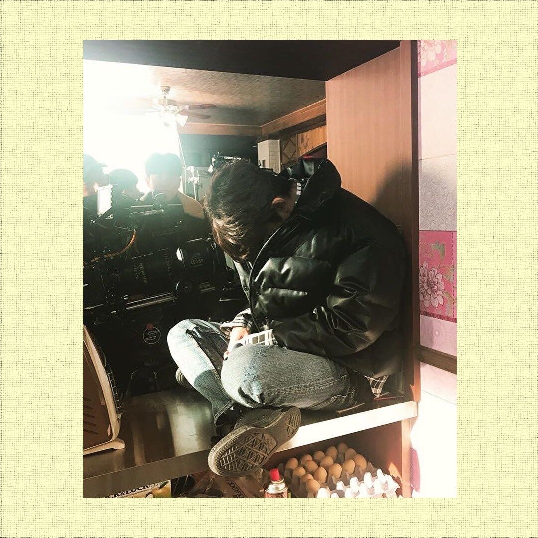 На съемках "Мой странный герой"