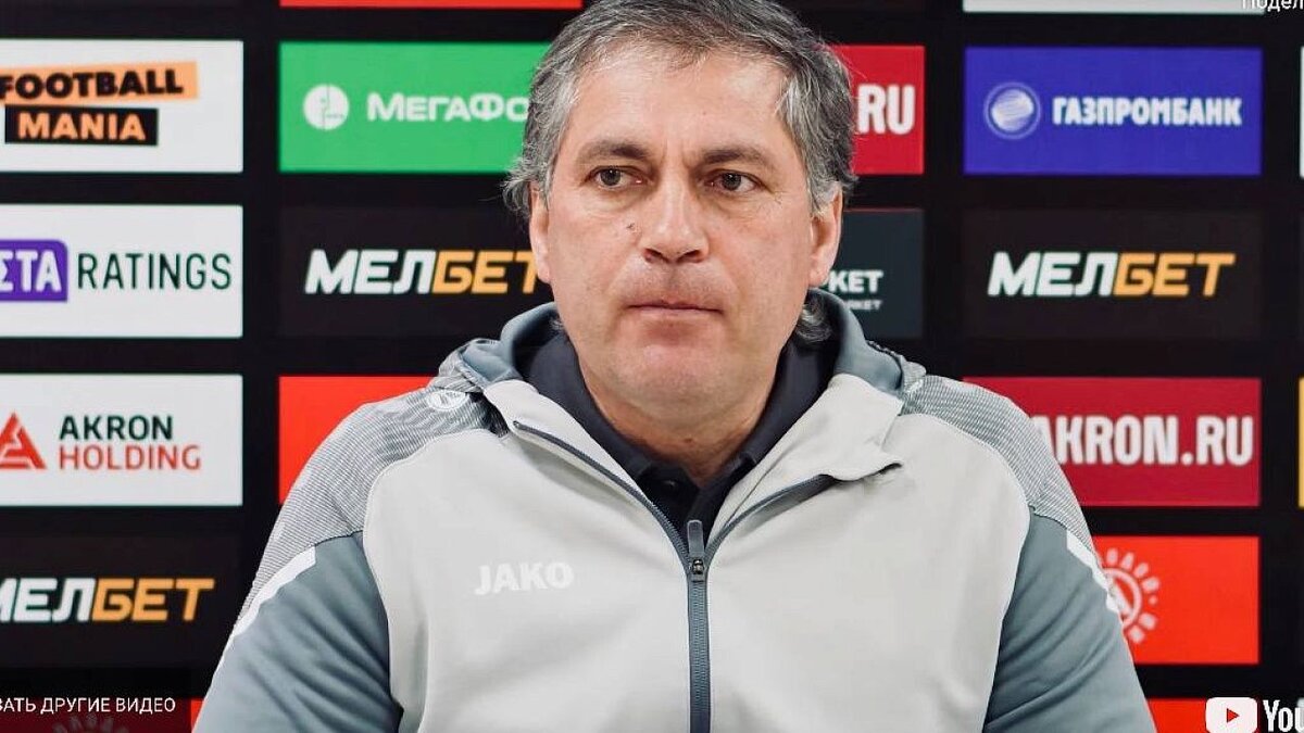    Тренер "Кубани". Фото: скриншон видео/Профессиональный футбольный клуб "Кубань"