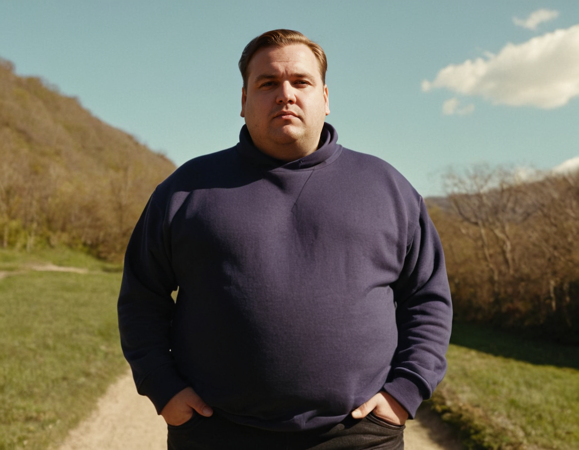 Человек с лишним весом