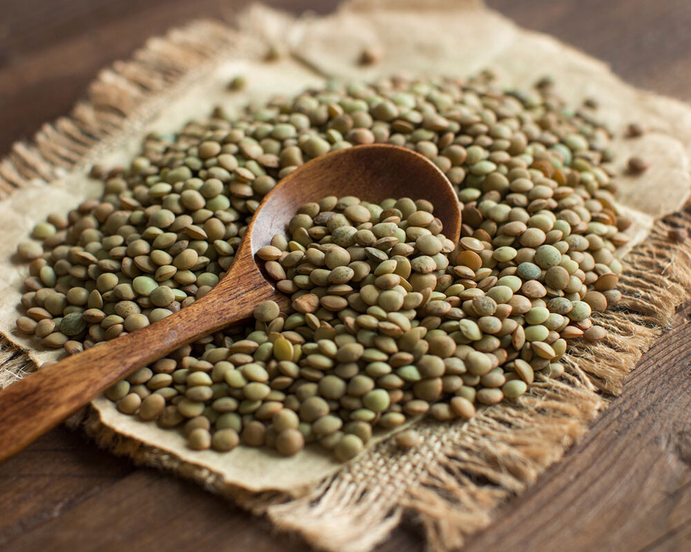 Это зеленая чечевица