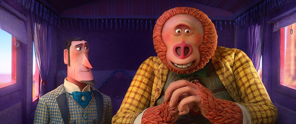 Кадр из фильма Missing Link. Режиссер: Крис Батлер. Оператор: Крис Петерсон. Художники: Нельсон Лоури, Фил Бразертон, Роберт ДеСью, Дебора Кук, Carl b Hamilton. Производство: Laika Entertainment. Показ в России: WDSSPR