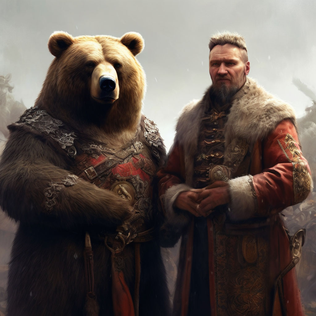 Так нейросеть видит фразу: "Терпи казак, атамамом будешь". Или грозным медведем 😂