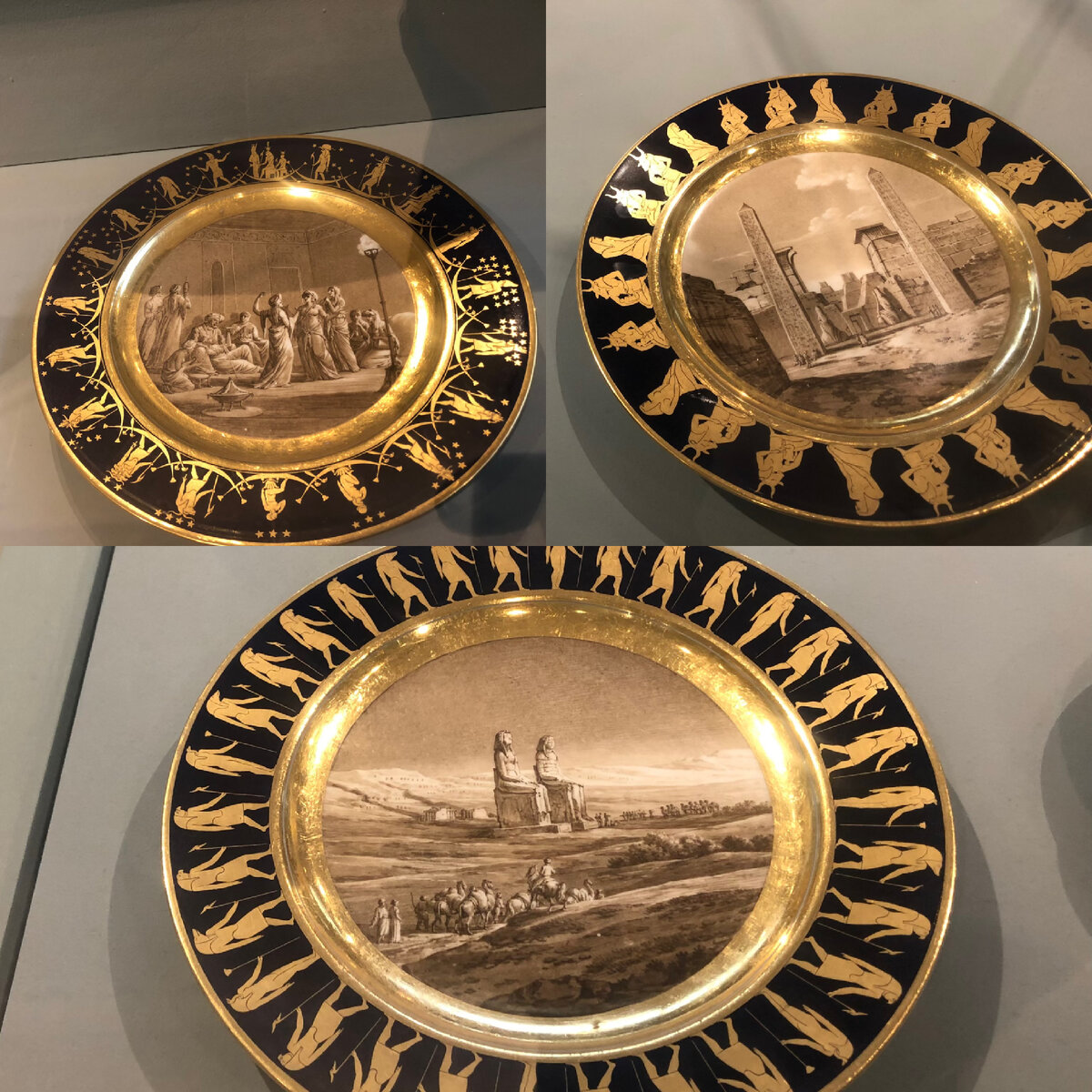 Роспись тарелок Ж.-Ф.Ж.- Свебах ( 1769-1823)