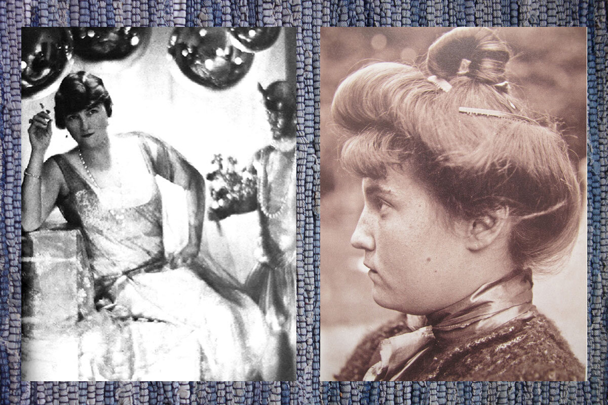 Мися Серт. Слева - это на ней не ночная рубашка, а платье Шанель)