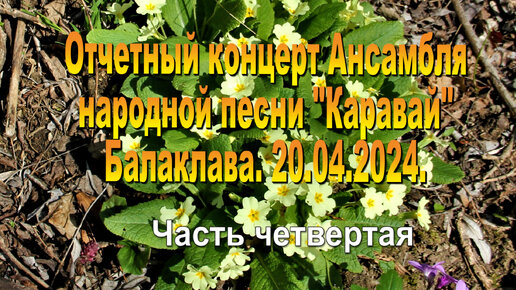 20.04.2024. Ансамбль народной песни 