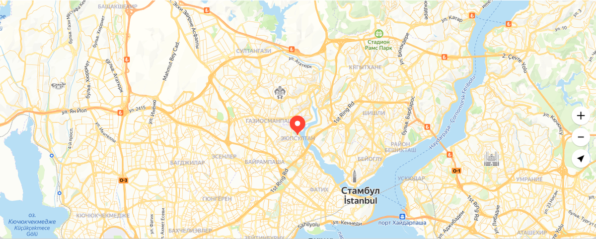 Эйюп. Источник: Яндекс карты