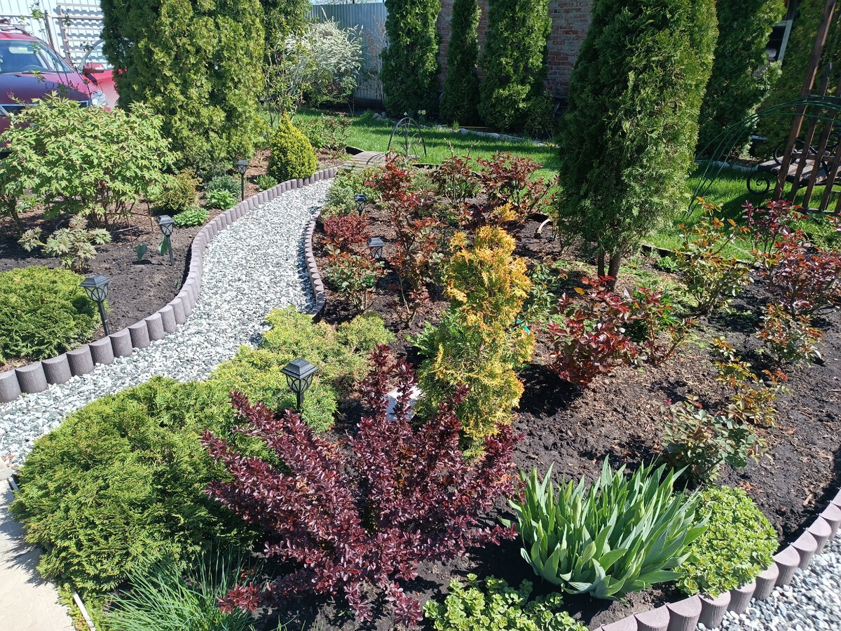 Вид  на Главный розарий