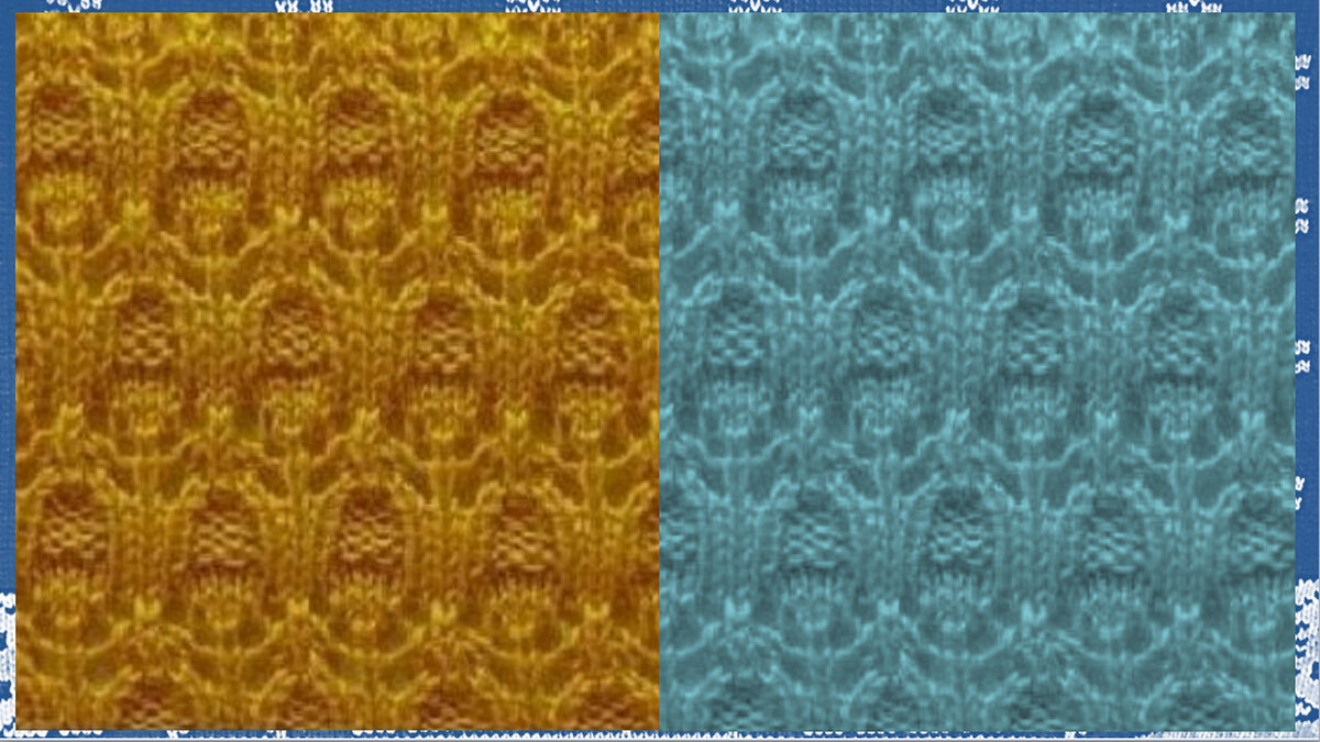 Ажурный узор спицами Дюймовочка в цветке