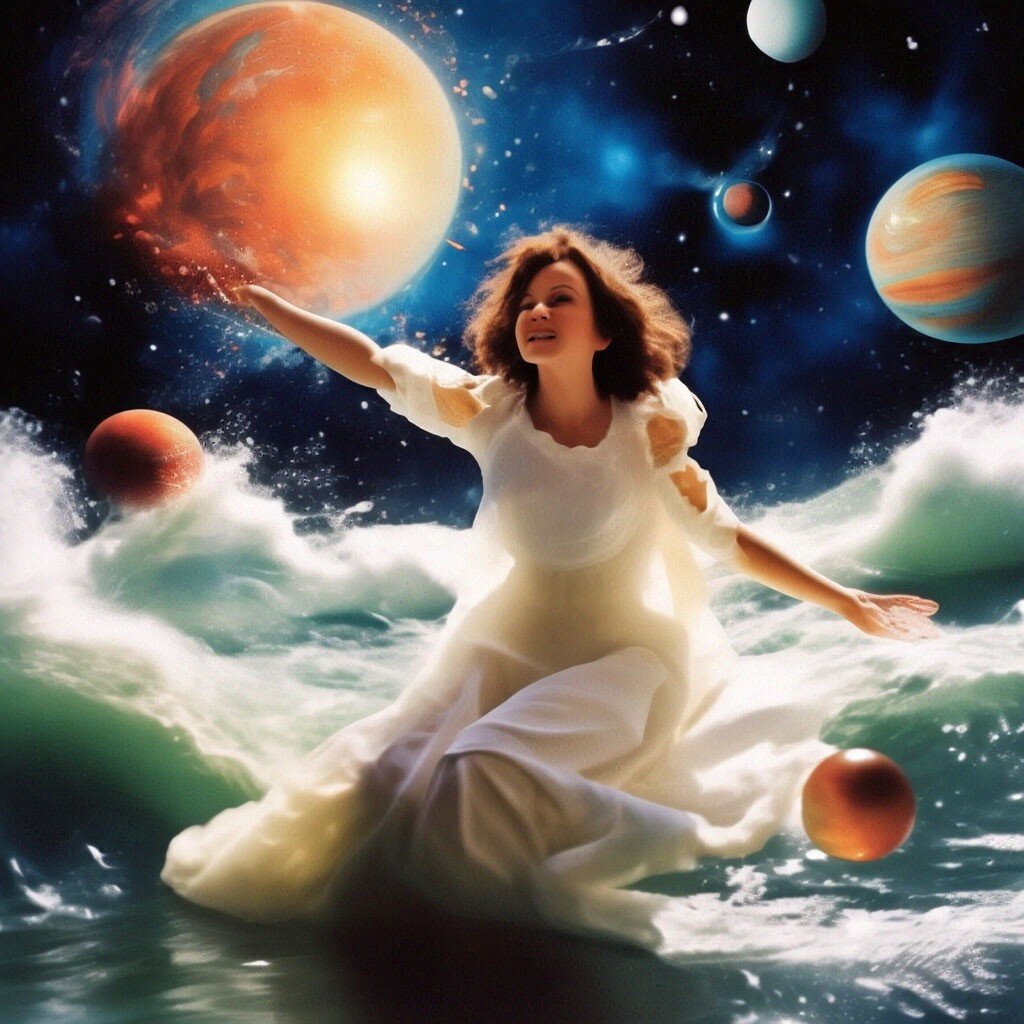 Так по мнению нейросети выглядит бесконечная радость )