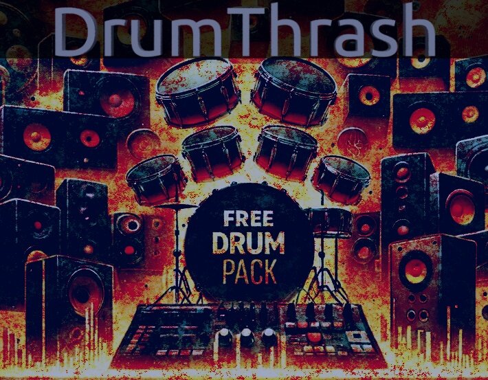  Компания DrumThrash недавно выпустила бесплатный семпл пак акустических барабанов в формате WAV. Который легко можно будет использовать в любой DAW или барабанном семплере.