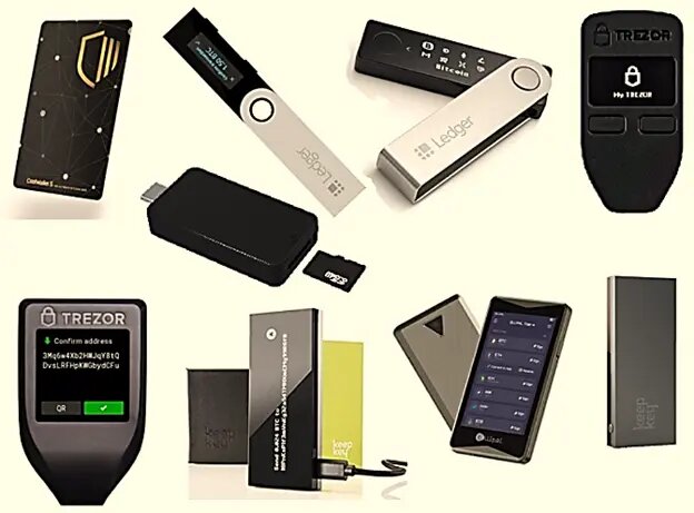 Виды кошельков, где можно хранить BTC