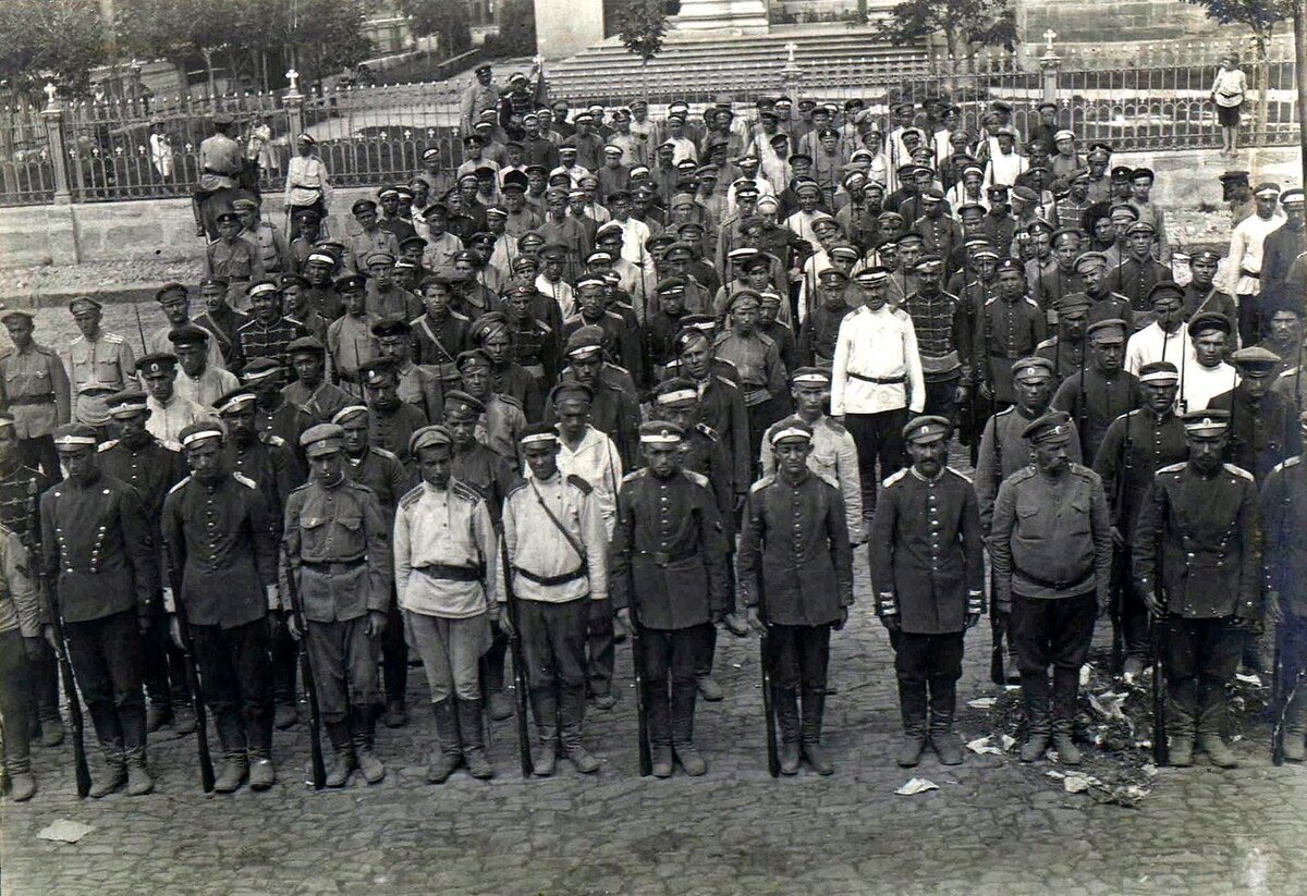 Белогвардейцы 1917 год