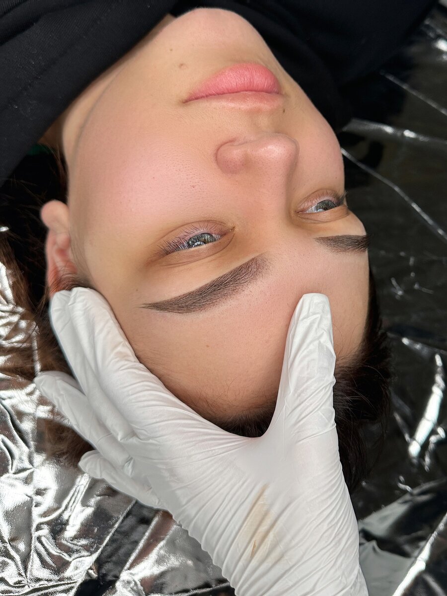 заживление пудровых бровей по дням