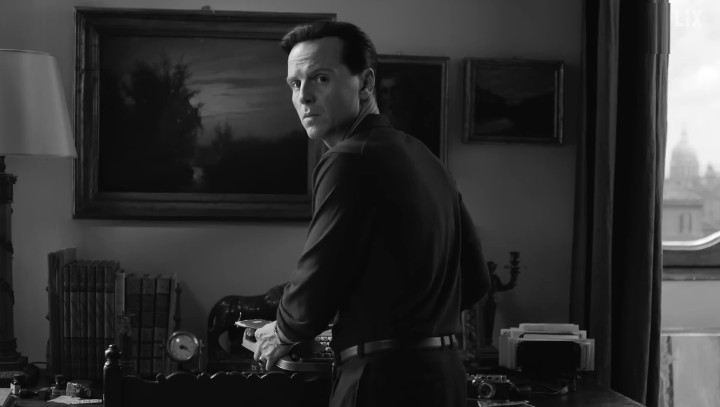 В главной роли ирландец Эндрю Скотт, 47 лет (сериалы «Дрянь», «Шерлок», фильм «1917»)