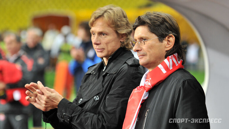    Валерий Карпин и Леонид Федун в сентябре 2011 года.Алексей Иванов архив «СЭ»