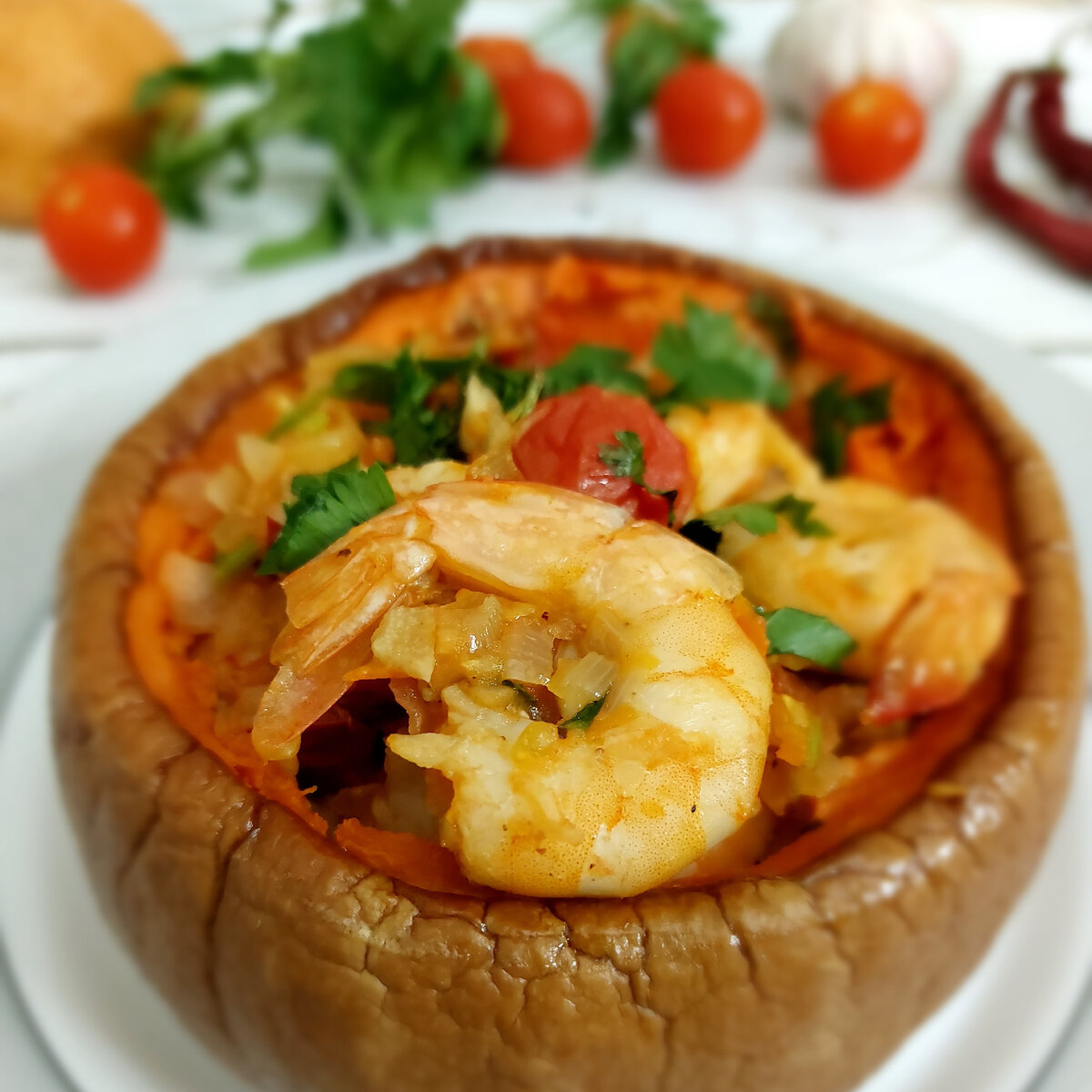 Королевская тыква! Фото автора канала.