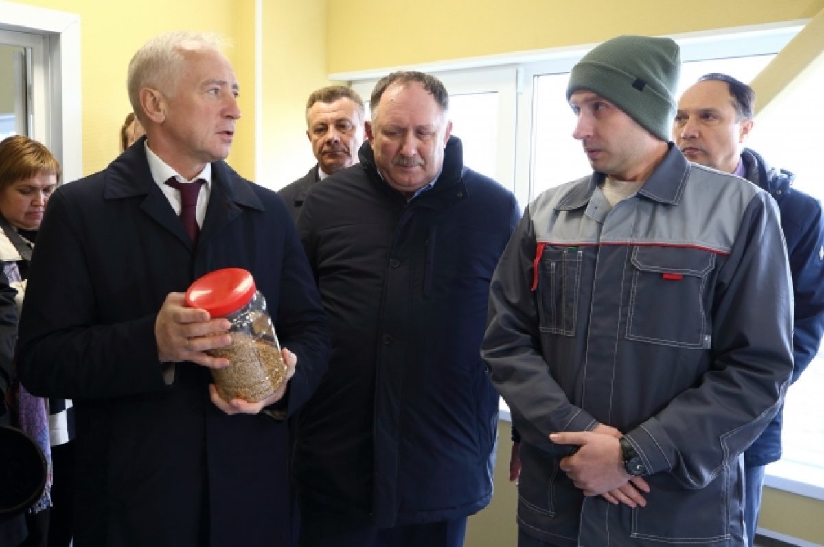    Губернатор Томской области Мазур открыл новый семеноводческий комплекс