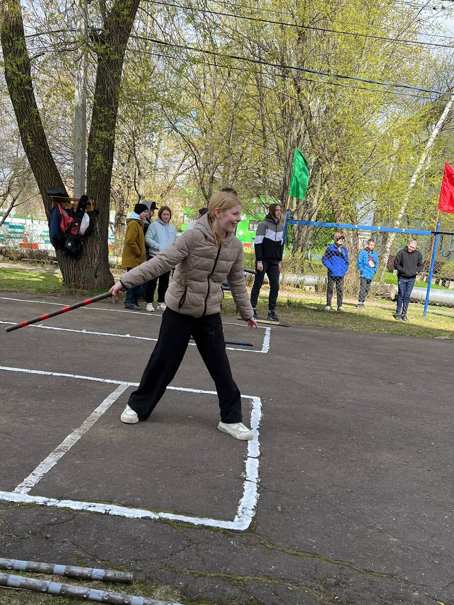 21.04.2024 года в СКЦ "Пересвет" пос. Знамя Октября п. Рязановское г. Москвы прошли Окружные соревнования по городошному спорту в рамках Первенства ТиНАО г. Москвы.-2