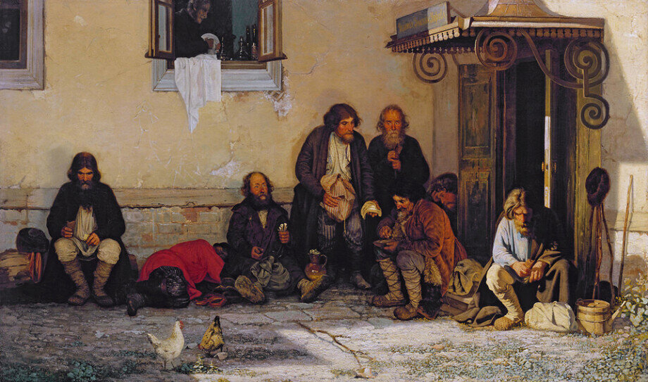 «Земство обедает», Г.Г. Мясоедов, 1872