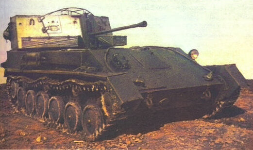 Серийная ЗСУ-37 с орудием в походном положении