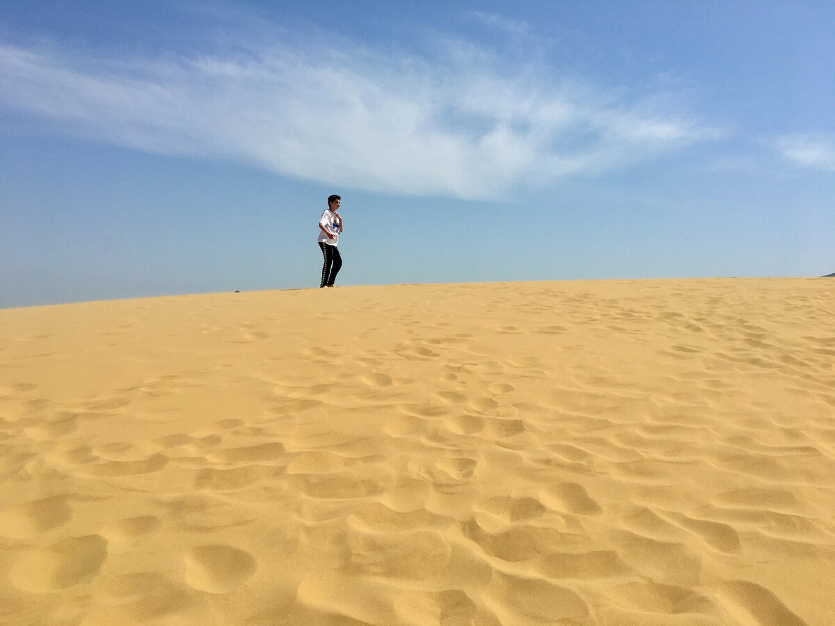 Бархан Сарыкум в Дагестане