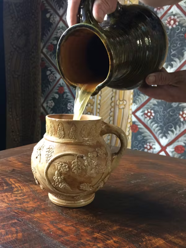 Готовое пиво, воссозданное по хозяйственным счетам Дублинского замка в 1574 году. Марк Мелтонвилл. Предоставлено авторами.