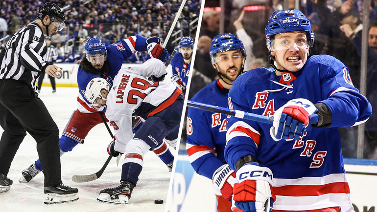    Работа арбитров в первом матче между «Рейнджерс» и «Вашингтоном» вызвала споры в соцсетях. USA Today Sports