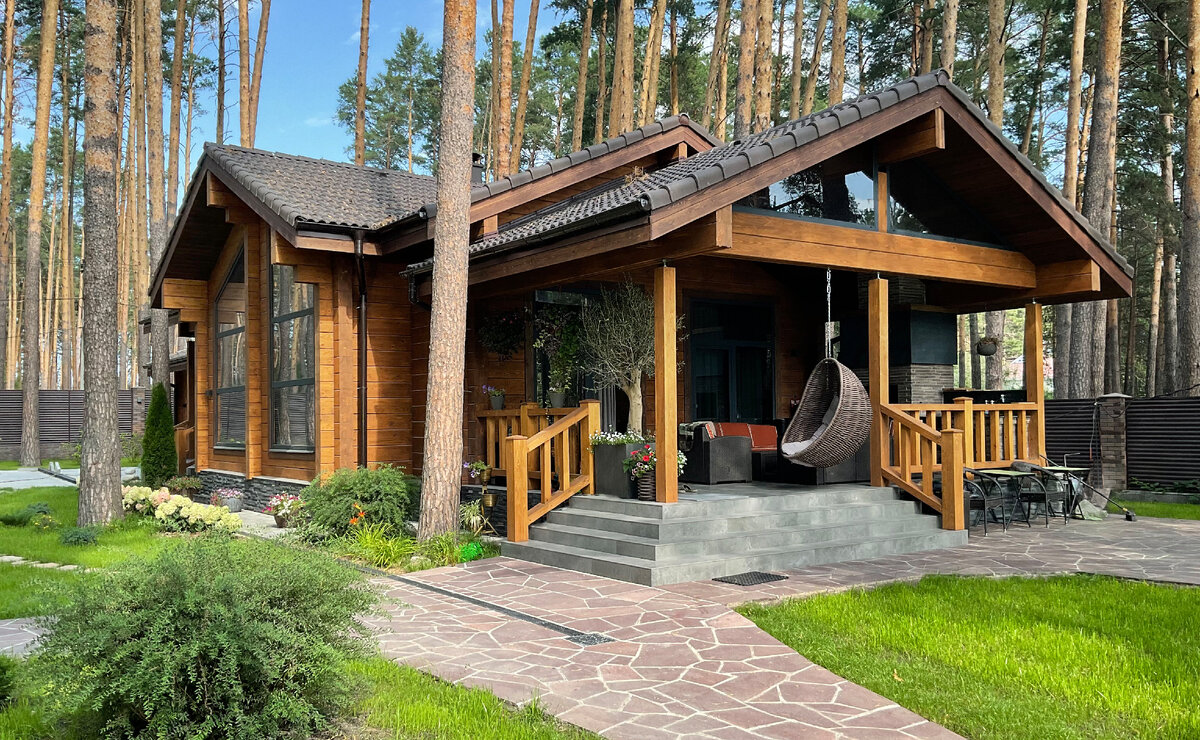 Дом из клеёного бруса, проектирование и строительство: АСК DOMOY