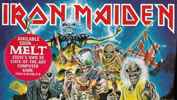 обложка сборника IRON MAIDEN "Best of the Beast" рекламировала 3D игру "Melt", которая так никогда и не вышла  