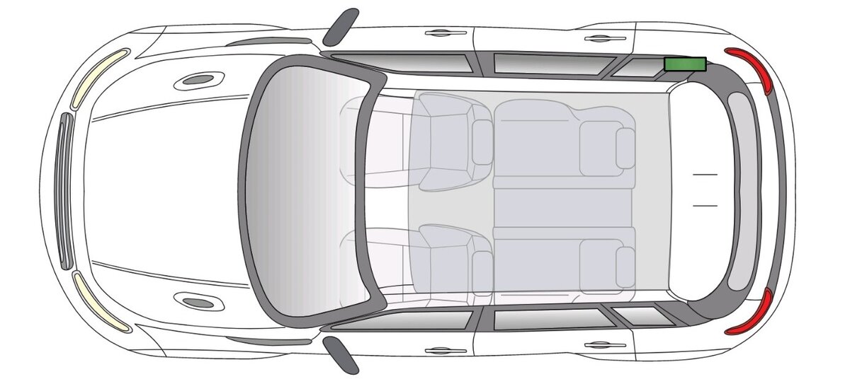 RANGE ROVER EVOQUE L551 2020 204DTD (AJ20D4) Замена резервной батареи ...