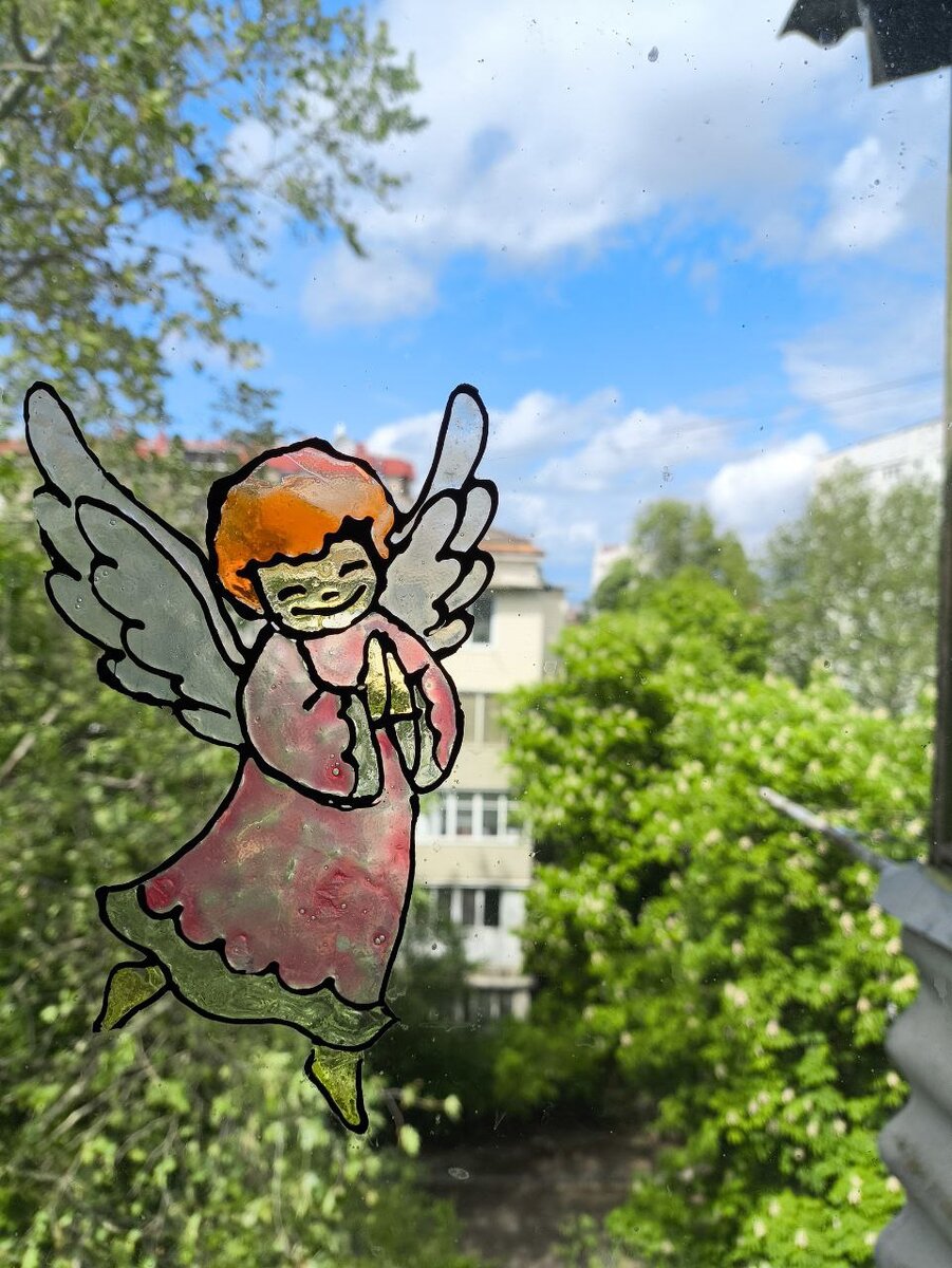 Северное окно нашей квартиры в сторону центра города