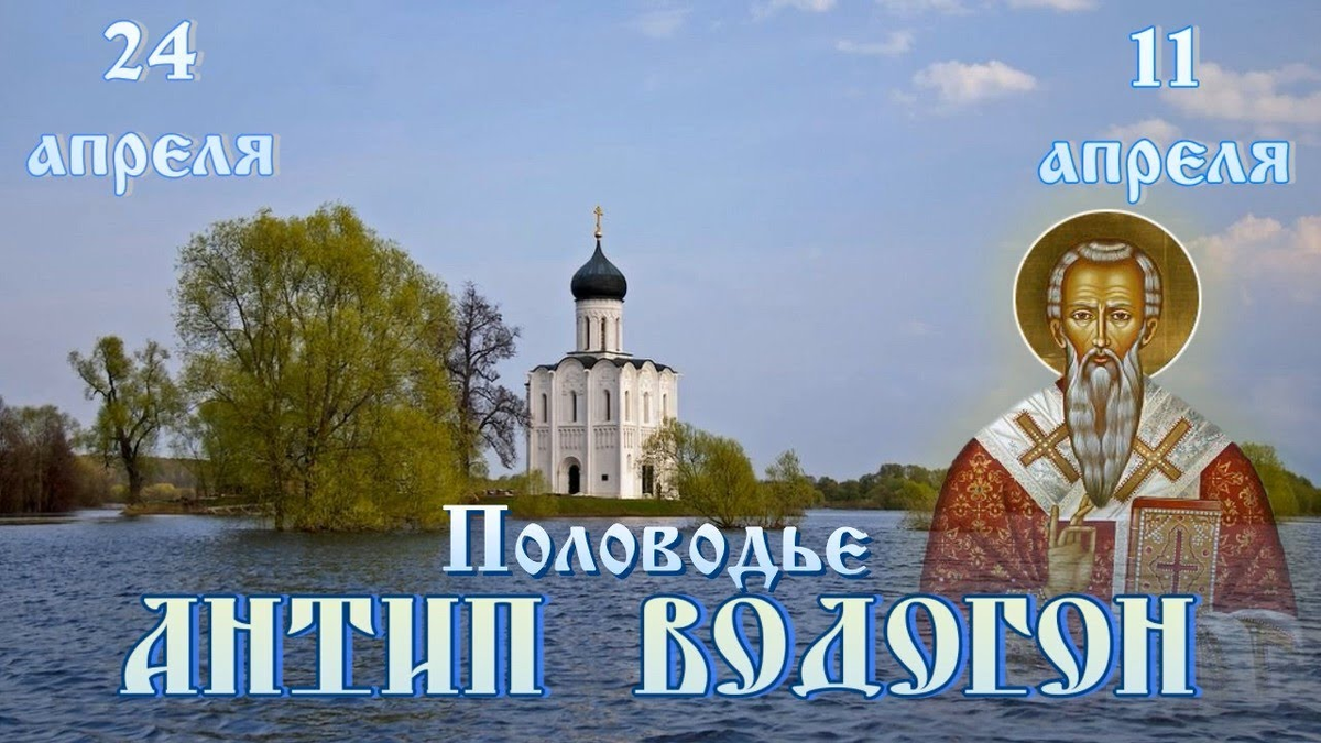 Антип Водогон 24 апреля. Антип Водогон (половод). Антип Водогон картинки. Антип Водогон 24 апреля картинки с надписями.