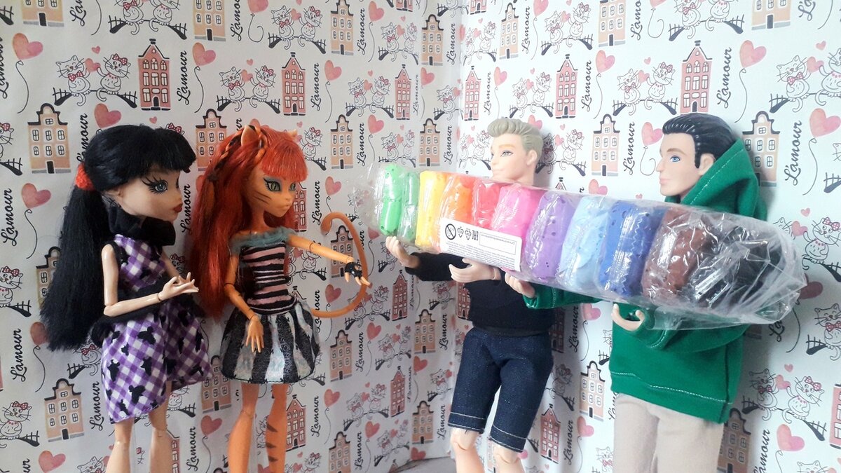 Воздушный пластилин - это самое главное.