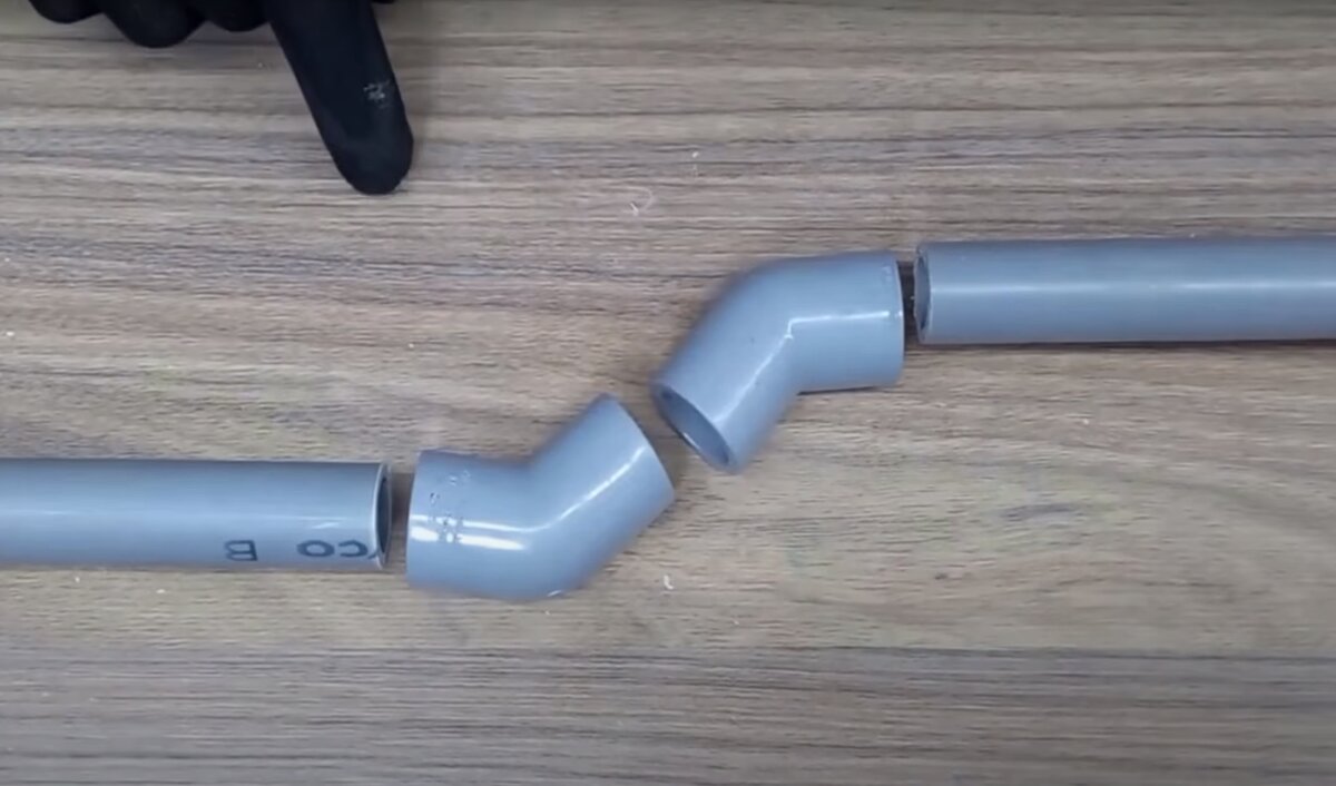 Вам не понадобятся уголки, переходники и прочие прелести соединения!