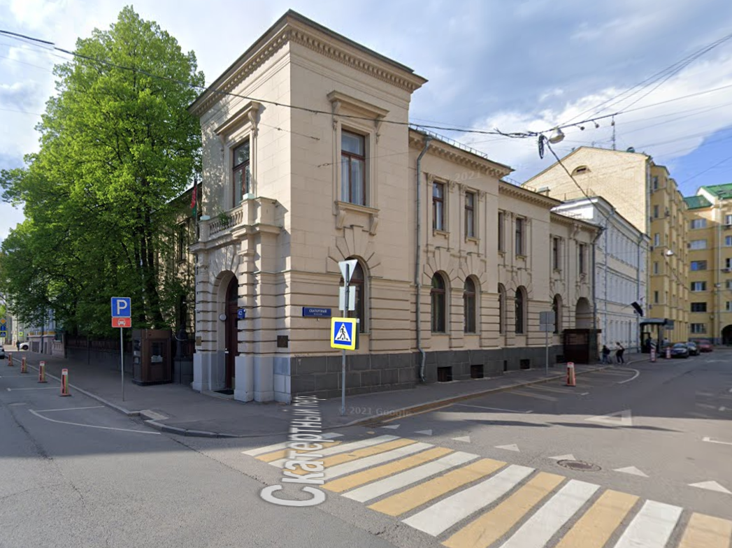 Особняк М.Г. Понизовского на панорамах карт Google в 2021 году.