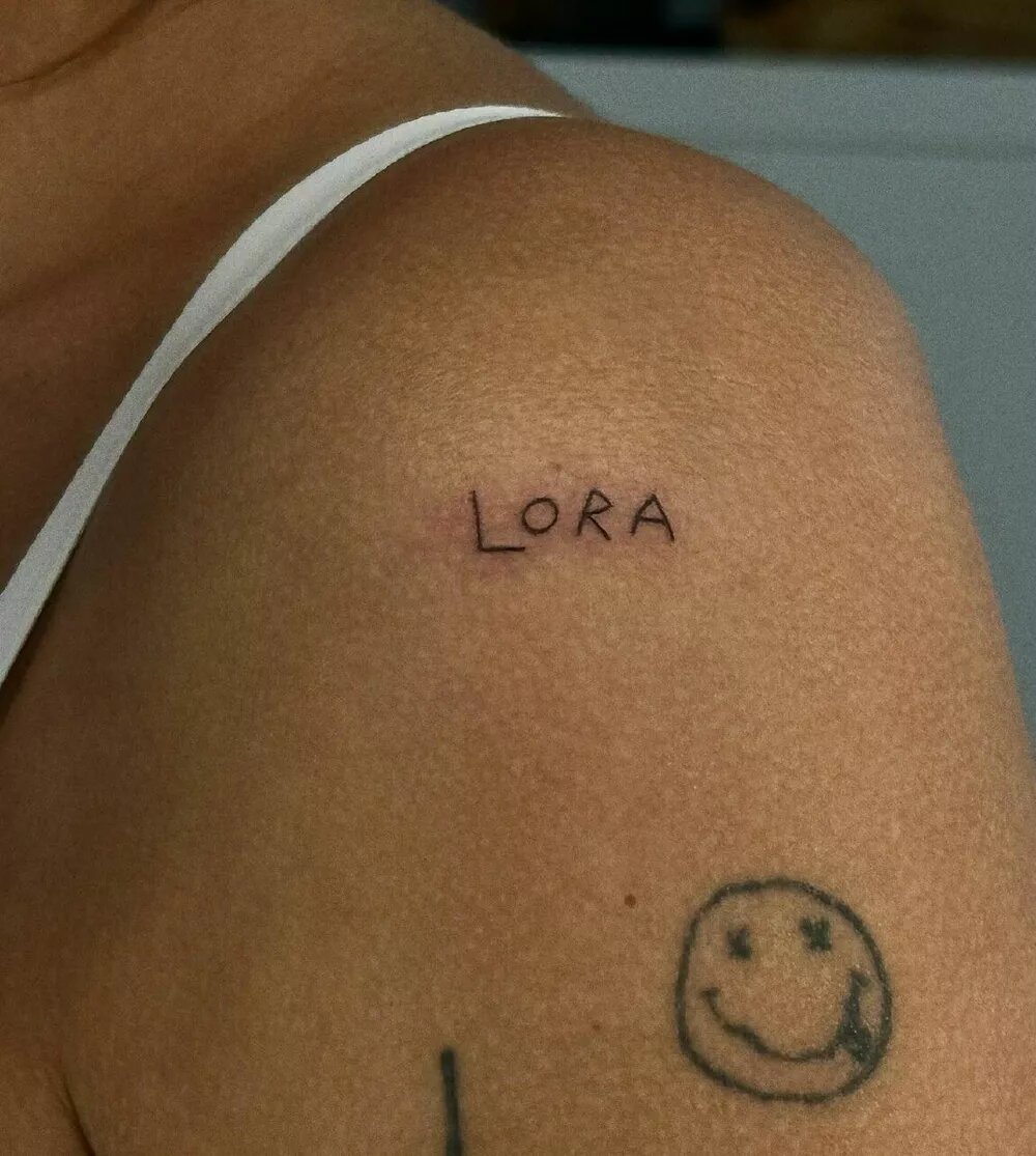 Новые татуировки Карины📷
