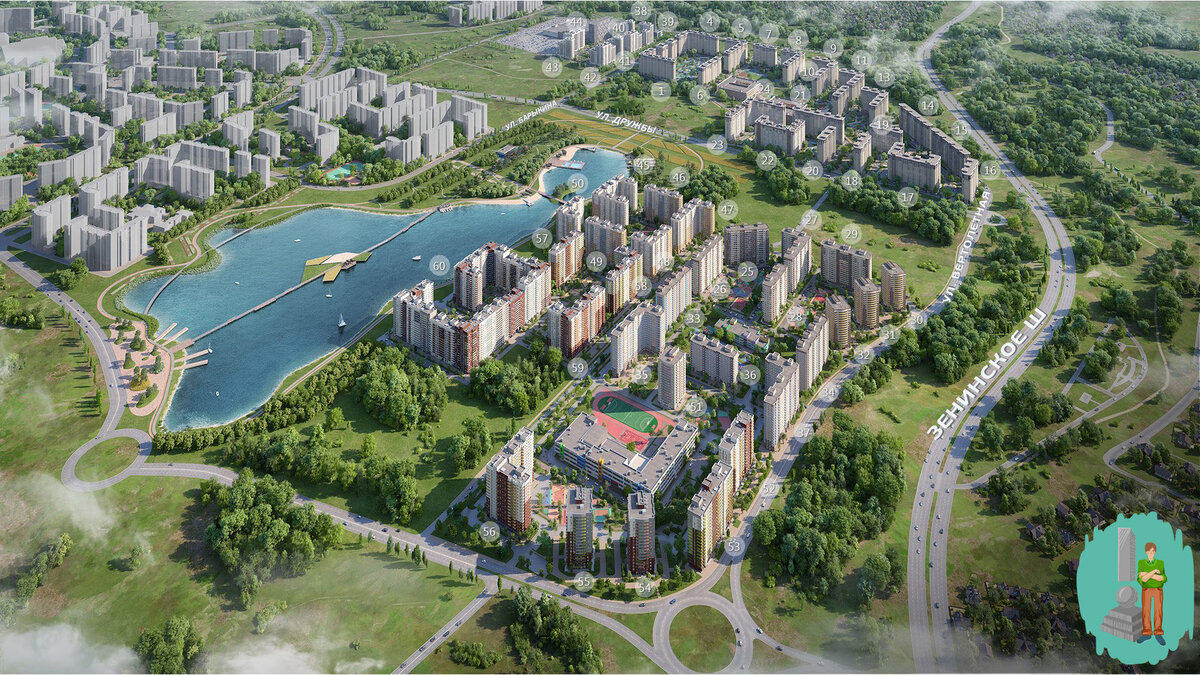 Фотография с буклетов "ЖК Люберцы"