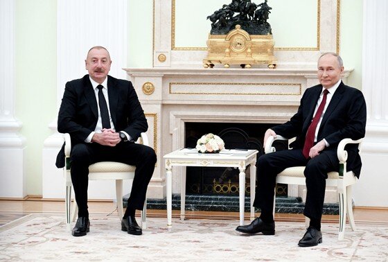    Ильхам Алиев, Владимир Путин